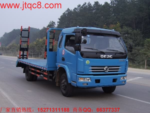小型8噸挖機(jī)平板拖車